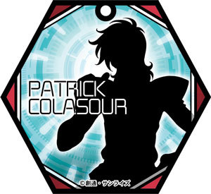 「機動戦士ガンダム00」ステンドグラスアートキーホルダー　パトリック・コーラサワー