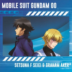 「機動戦士ガンダム00」メモリーズタオル　刹那&グラハム