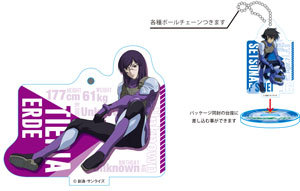 「機動戦士ガンダム00」スタンディングアクリルキーホルダー　ティエリア・アーデ　A