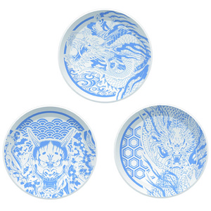 『龍が如く』昇り龍・般若・黄龍の豆皿三枚セット【桐生・真島・龍司】