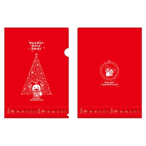 【期間限定販売】ヒーホージャックフロストクリアファイルクリスマスver.※2025年11月中旬出荷分