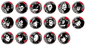 ペルソナ5　トレーディングアイコン缶バッジ（ボックス）