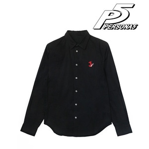 ペルソナ5 ワンポイント刺繍シャツ(怪盗団)メンズ(サイズ/M)