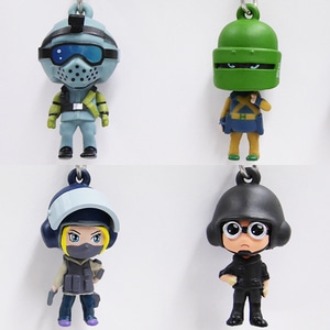 R6　シージ　チビキーホルダー（4体セット）（TACHANKA・THERMITE・FUZE・IQ）