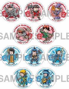 ファミ通ゲーマーズDX～LEVEL8～　RPGキャラ缶バッジ