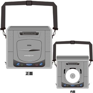 ほぼ実物大「セガサターン」2WAYバッグ【リニューアル】(グレー)