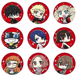 PERSONA5 the Animation 秀尽学園高校購買部 トレーディング缶バッジ(デフォルメver)【受注生産】