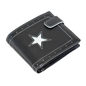 コンバースワンスター 本革使用ウォレットブラック