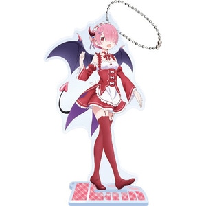 Re:ゼロから始める異世界生活　スタンド付きビッグアクリルキーホールダー天使小悪魔ラム