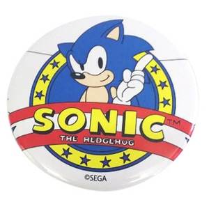 缶バッジ クラシックソニック エンブレム