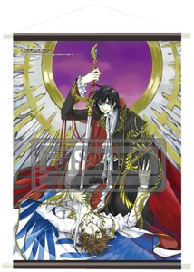 「コードギアス 反逆のルルーシュ」CLAMPイラスト A1タペストリー(ルルーシュ＆スザク)