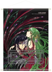 「コードギアス 反逆のルルーシュ」CLAMPイラスト A1タペストリー(ルルーシュ＆C.C.)