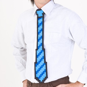8ビットネクタイブルー