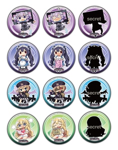 ねぷねぷ☆コネクト　カオスチャンプル　ちびキャラ　缶バッジ全12種（うち4種シークレット）