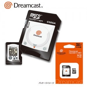ドリームキャスト microSDHCカード（16GB）+SDアダプターセットDREMCAST microSD CARD 16GB