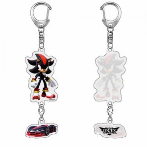 『チームソニックレーシング』連結キーホルダー シャドウ