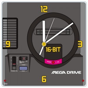 セガハード 【メガドライブ】 アクリル掛時計