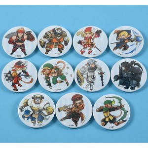 FINAL FANTASY XI　缶バッジコレクション　-オリジナルジョブセット-