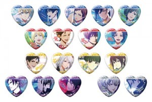 セガコラボカフェ Readyyy！ ハート型缶バッジ（全18種）