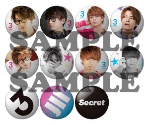 『さんたく!!!～Chapter3～』缶バッジ