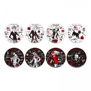 PERSONA5 Design Produced by Sanrio  ふぉーちゅん☆缶バッジCool Ver.（BOX)