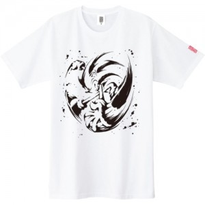 『墨絵 超音速針鼠』Tシャツ ソニックLサイズ