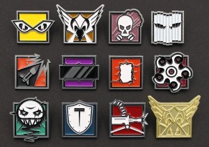 レインボーシックス シージ オペレータ ピンズセット1