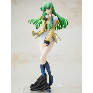 『コードギアス 反逆のルルーシュ』C.C. アッシュフォード学園制服Ver.1/7スケールフィギュア　KADOKAWAスペシャルセット