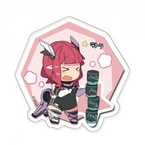 「ぷそ煮コミ」クリップつきアクリルバッジ［テトラ］※2025年11月中旬出荷分