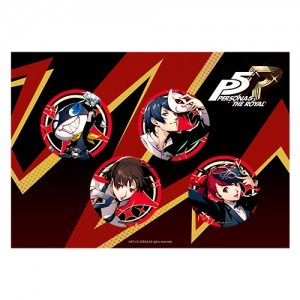 ペルソナ5 ザ・ロイヤル　缶バッジ4個セット　B