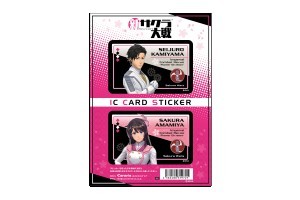 「新サクラ大戦」ICカードステッカーセット 01 神山誠十郎＆天宮さくら