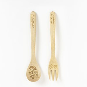 「新米姉妹のふたりごはん」サチとあやりのカトラリーセット【受注生産】