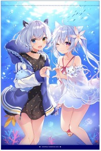 つなまよざ＆しろぷろ 合作B2タペストリー 再販ver.【特典付き】