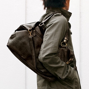 フェイクレザー3WAYバッグ Nash(ナッシュ)ダークブラウン