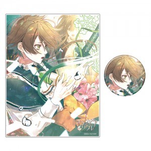 オランピアソワレ アクリルパネル＆缶バッジセット 天草四郎時貞【オトメイトパーティー2020】