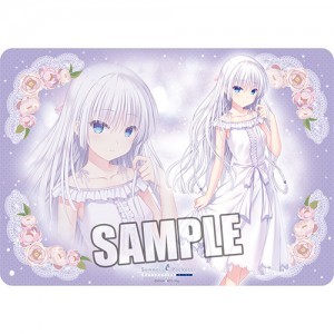 キャラクター万能ラバーマット Summer Pockets REFLECTION BLUE「鳴瀬 しろは」ドレスVer.