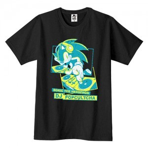 「SONIC THE HEDGEHOG DJ POPCULTCHA」TシャツLサイズ