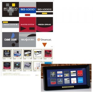 セガ設立60周年 記念フレーム切手＆オリジナルピンズセット