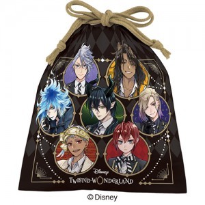 ディズニー ツイステッドワンダーランド きんちゃく３