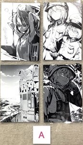 「篠月しのぶ 幼女戦記 十一番目の女神展」ポストカードセット A