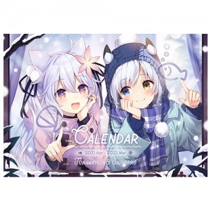 しろぷろ＆つなまよざ 卓上カレンダー2021（21年4月～22年3月）