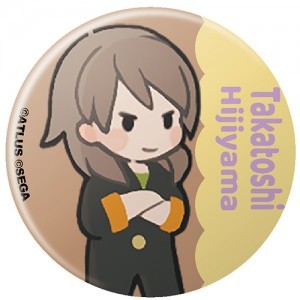 十三機兵防衛圏 1周年記念 ちびキャラ缶バッジ09 比治山 隆俊【専売商品】