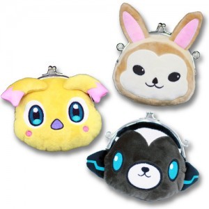 『PSO2』ぬいぐるみがま口ポーチ［ラッピー・リリーパ族・アークマ］3点セット※2025年11月中旬出荷分