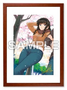 『アマガミ ちょっとおまけ劇場』森島はるか 複製原画（CV・伊藤静さんの箔押しサイン入り！）