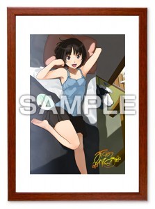 『アマガミ ちょっとおまけ劇場』美也 複製原画（CV・阿澄佳奈さんの箔押しサイン入り！）