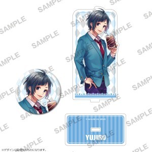 『告白予行練習』フェア with LIP×LIP アクリルフィギュア＆缶バッジセット勇次郎 制服ver.