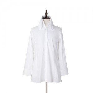 ナポレオンカラーシャツ_ジャケット_Whiteメンズ