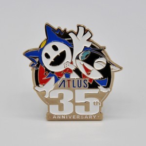 アトラスロゴ入り35周年記念ピンズ