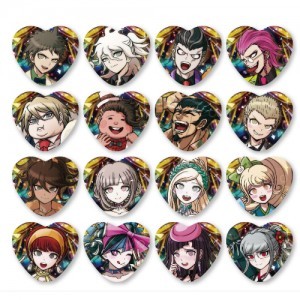 ダンガンロンパ　ハート型缶バッジ　ドレスアップ　Vol.2（SDR2）単品