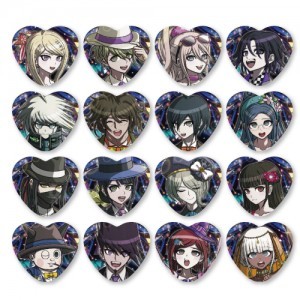 ダンガンロンパ　ハート型缶バッジ　ドレスアップ　Vol.3（V3）コンプリートセット